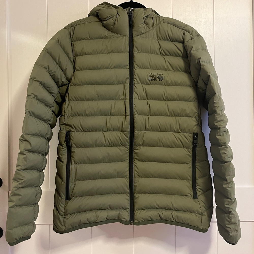 Mountain Hardwear Olive Puffer Jacket